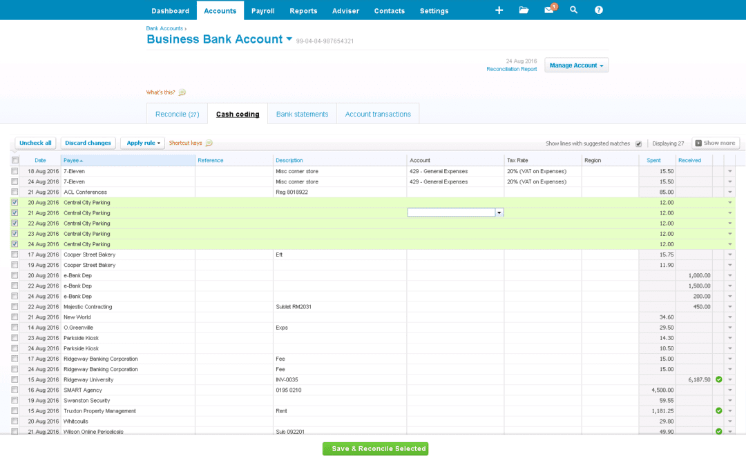 Cash Coding on Xero Lewis Brownlee Chartered Accountants