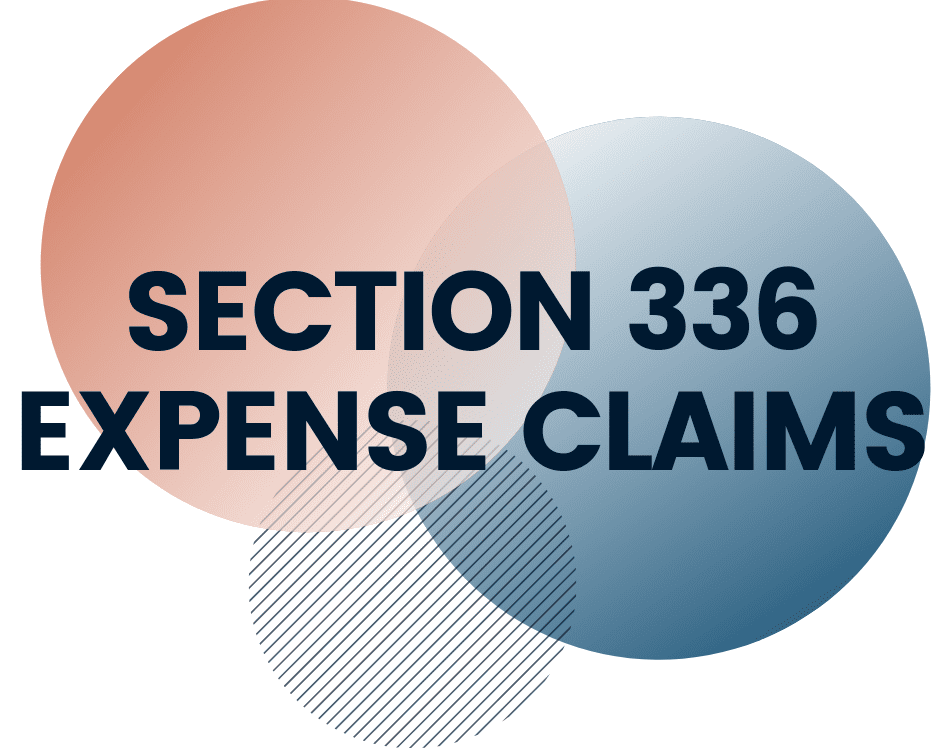 Section 336 expense claims