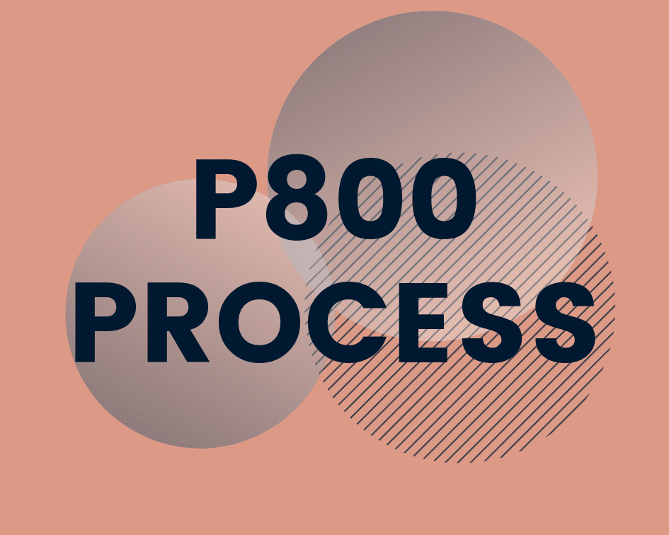 The P800 process as it stands (Year ended 5 April 2016)