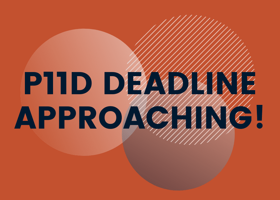 P11D deadline approaching!