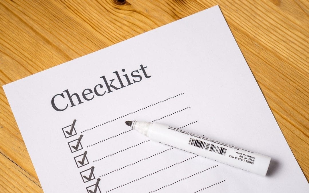 Starter checklist for new employees