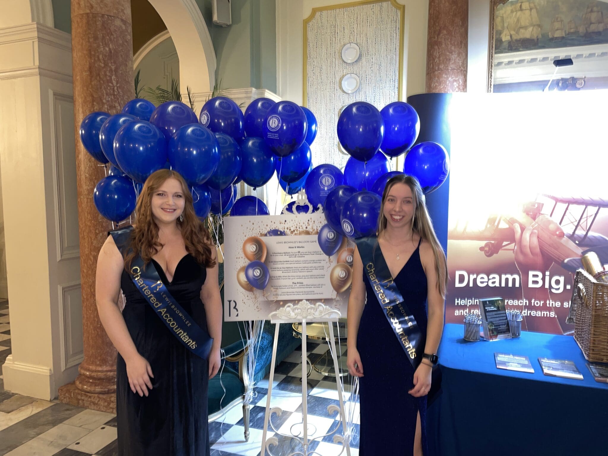 Leah and Elise ready for the Empowerment Gala