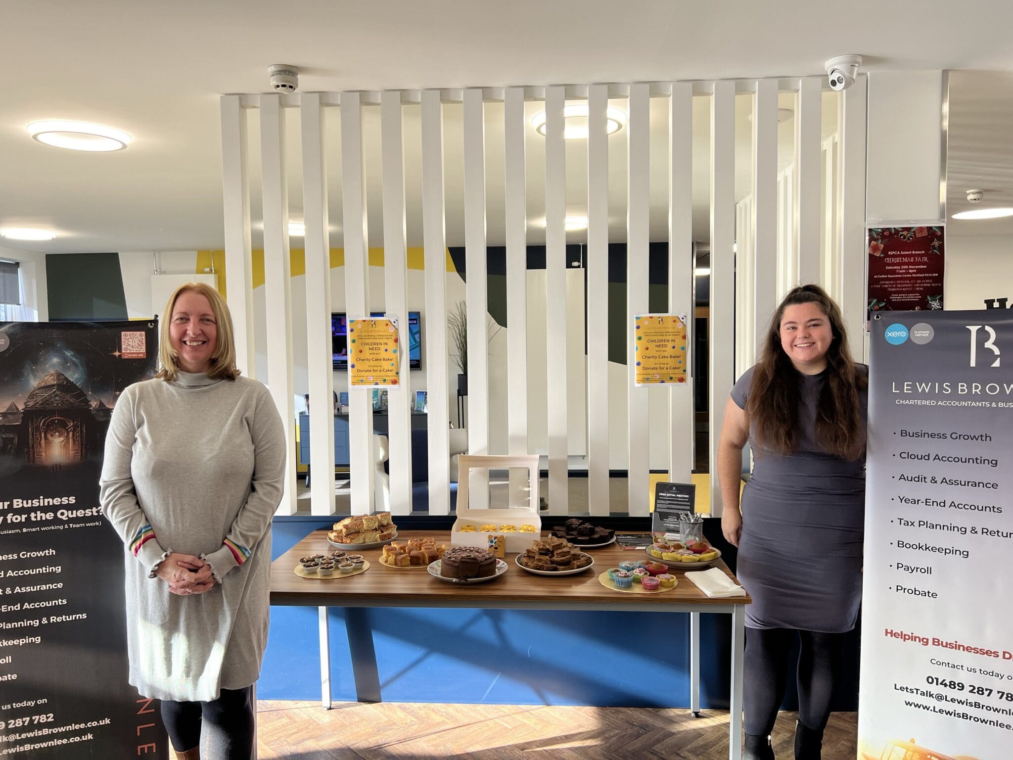 Whiteley Children in Need Cake bake