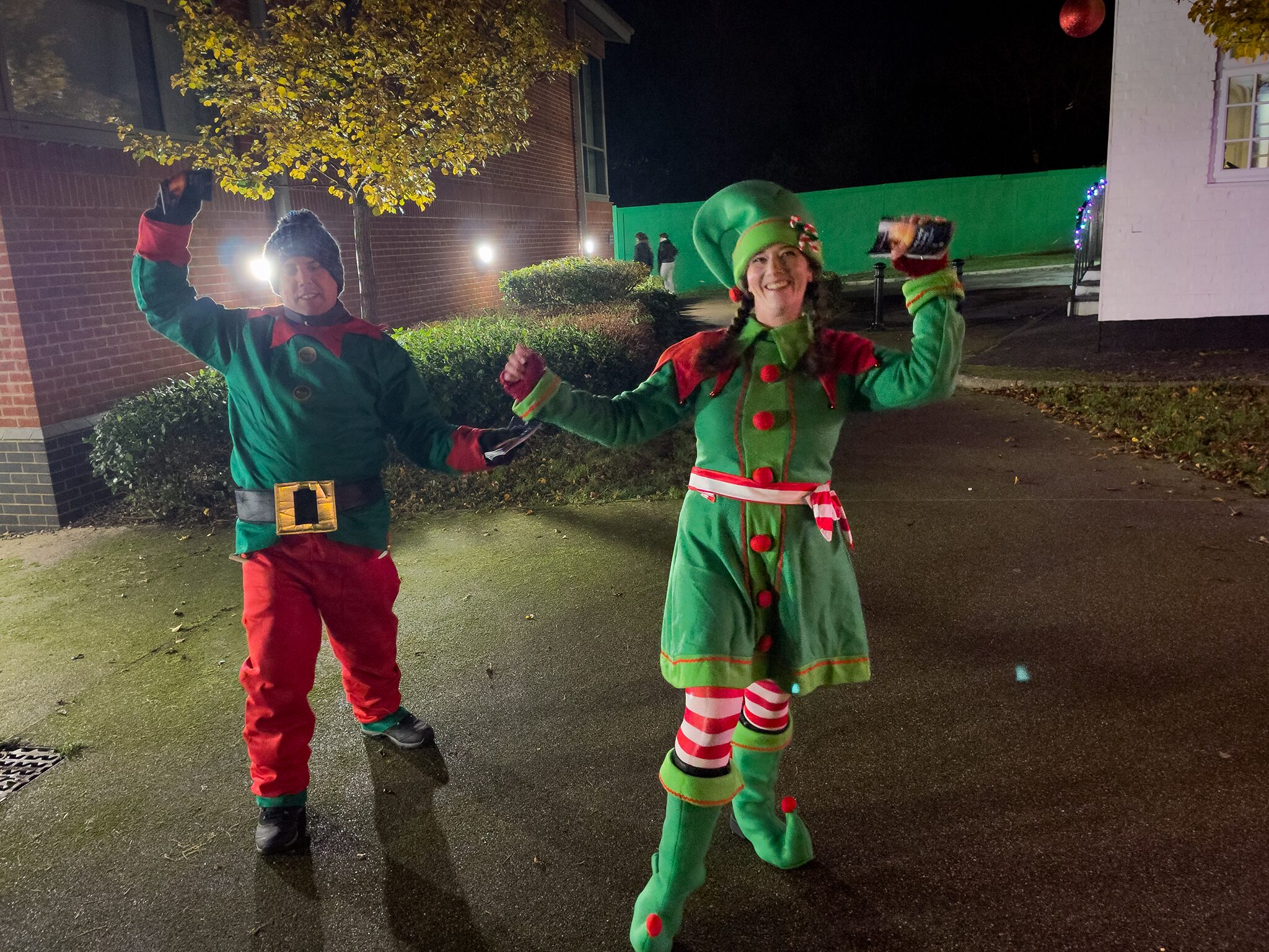 Our Lewis Brownlee elves bust a groove!
